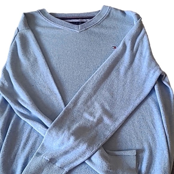 Men's Tommy Hilfiger Premium Cotton Sleeve Knit Pullover. Size Medium - Picture 1 of 3